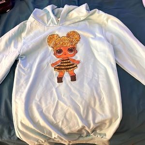 Light blue hoodie shirt